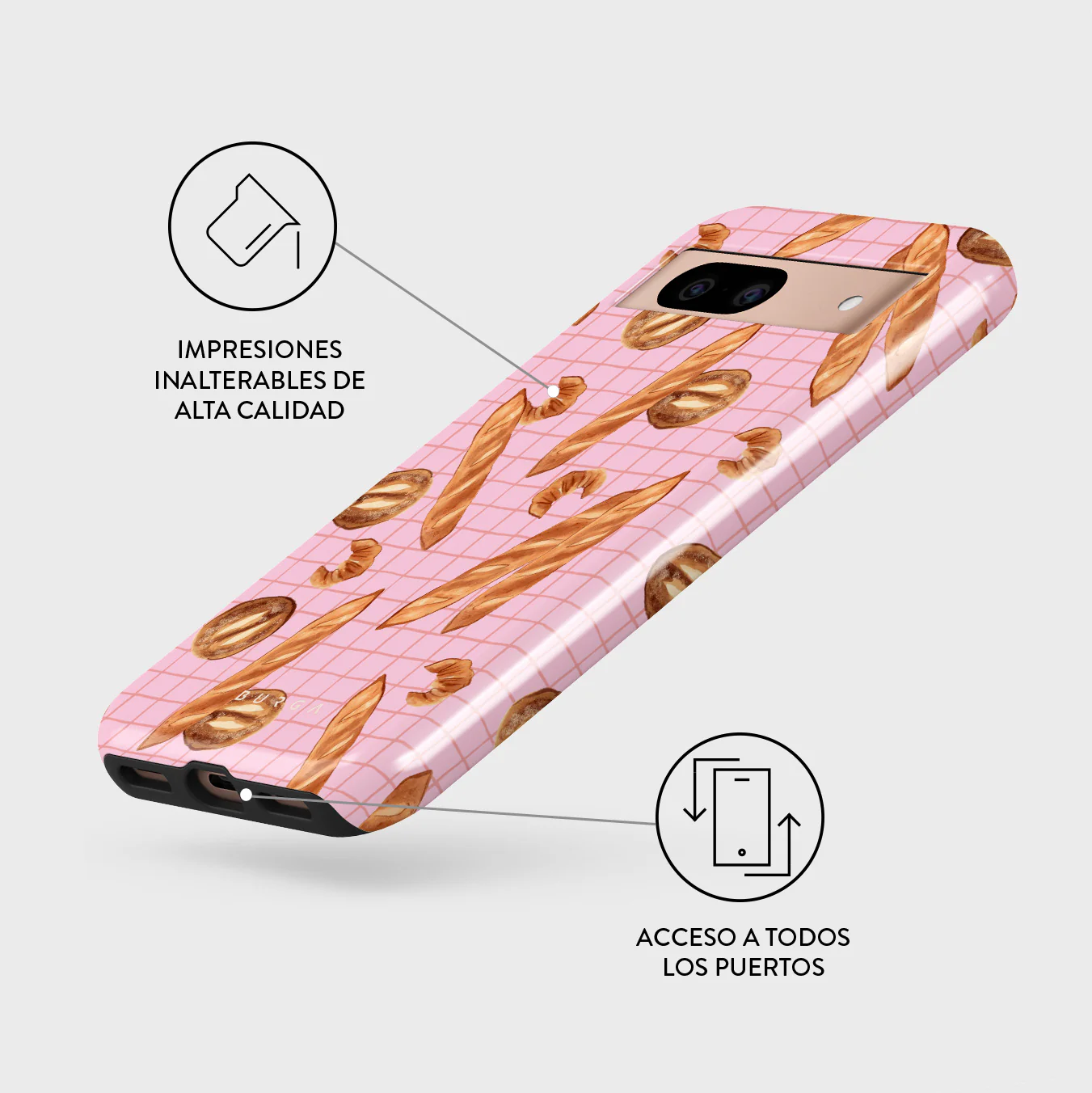 No Crumbs - Google Pixel 8a Funda - Image 3
