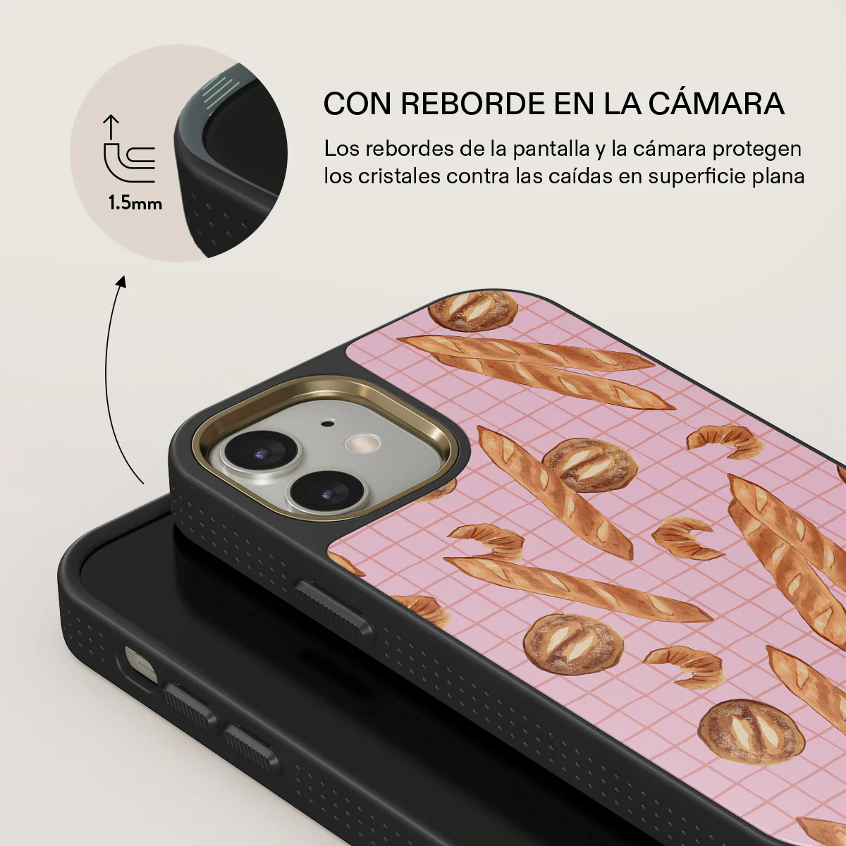 No Crumbs - iPhone 12 Funda - Image 8