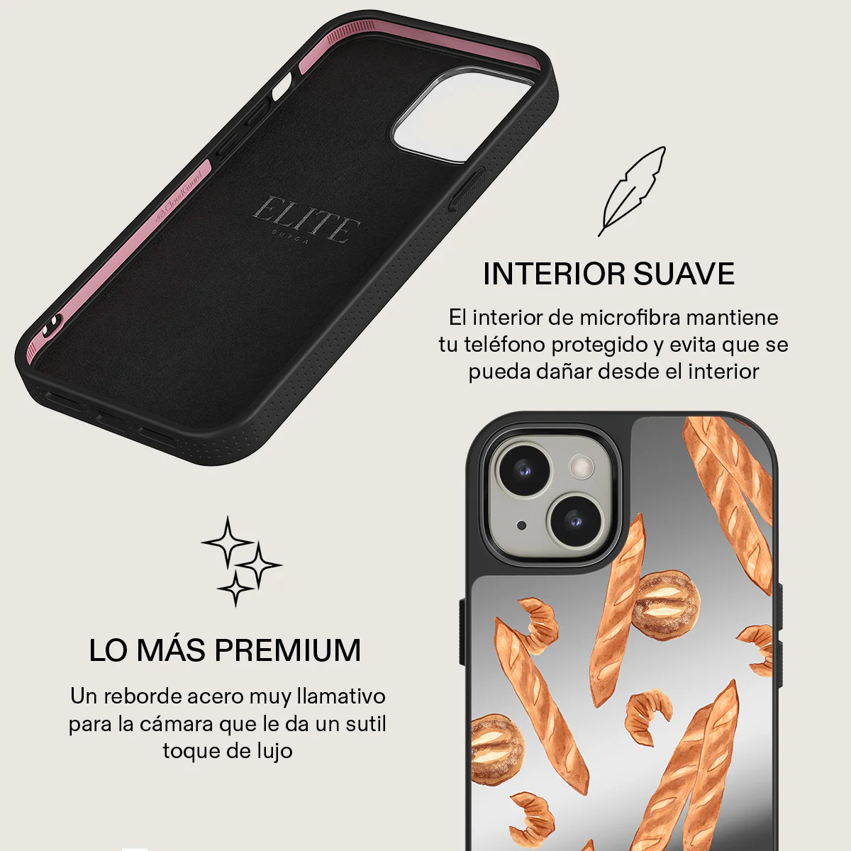 No Crumbs - iPhone 13 Funda - Image 33