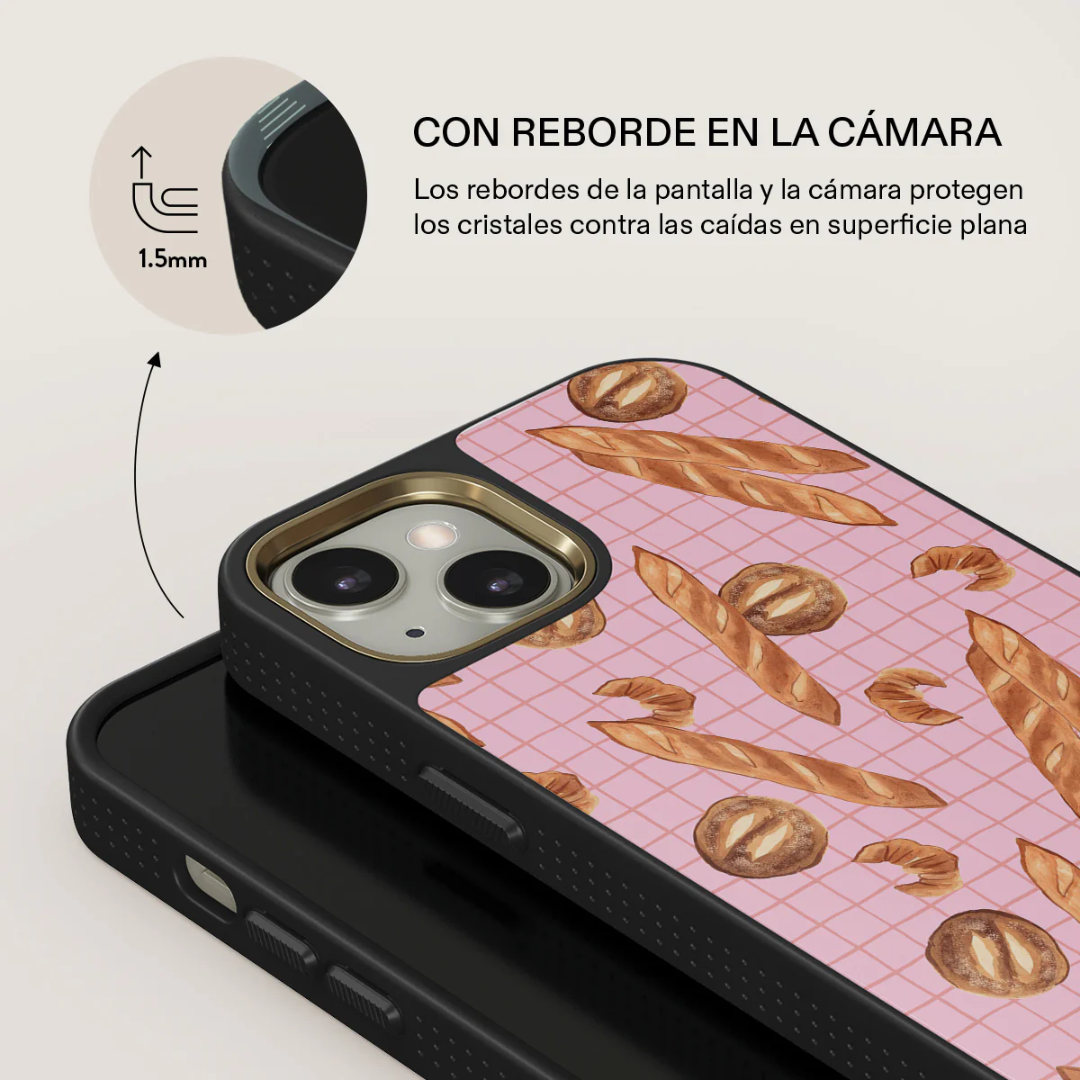 No Crumbs - iPhone 13 Funda - Image 8