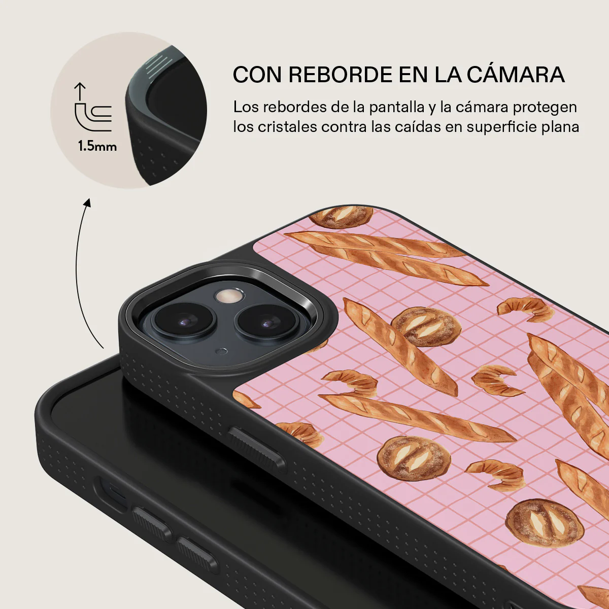 No Crumbs - iPhone 14 Funda - Image 15