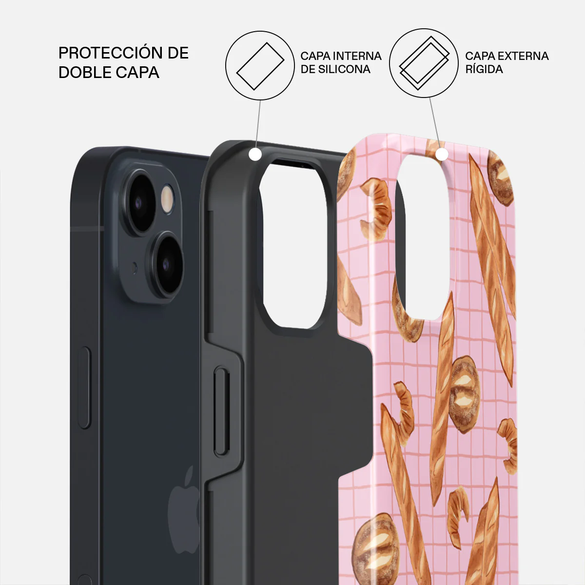 No Crumbs - iPhone 15 Funda - Image 2
