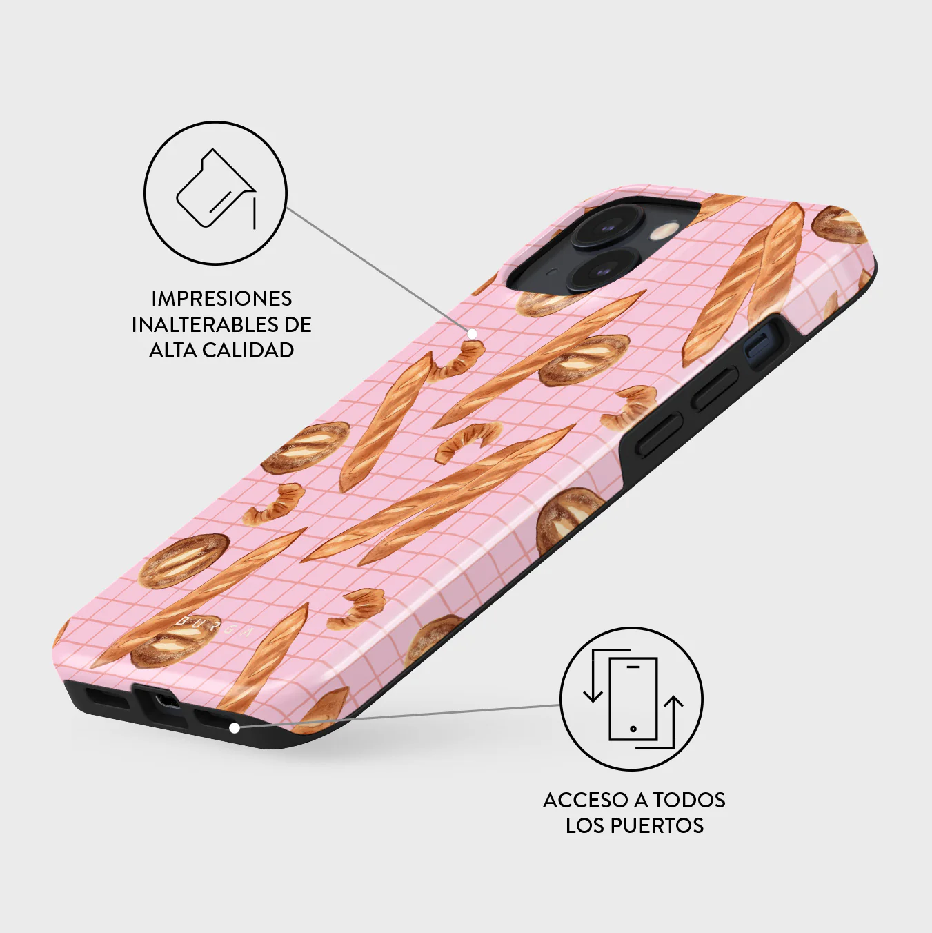 No Crumbs - iPhone 15 Funda - Image 3
