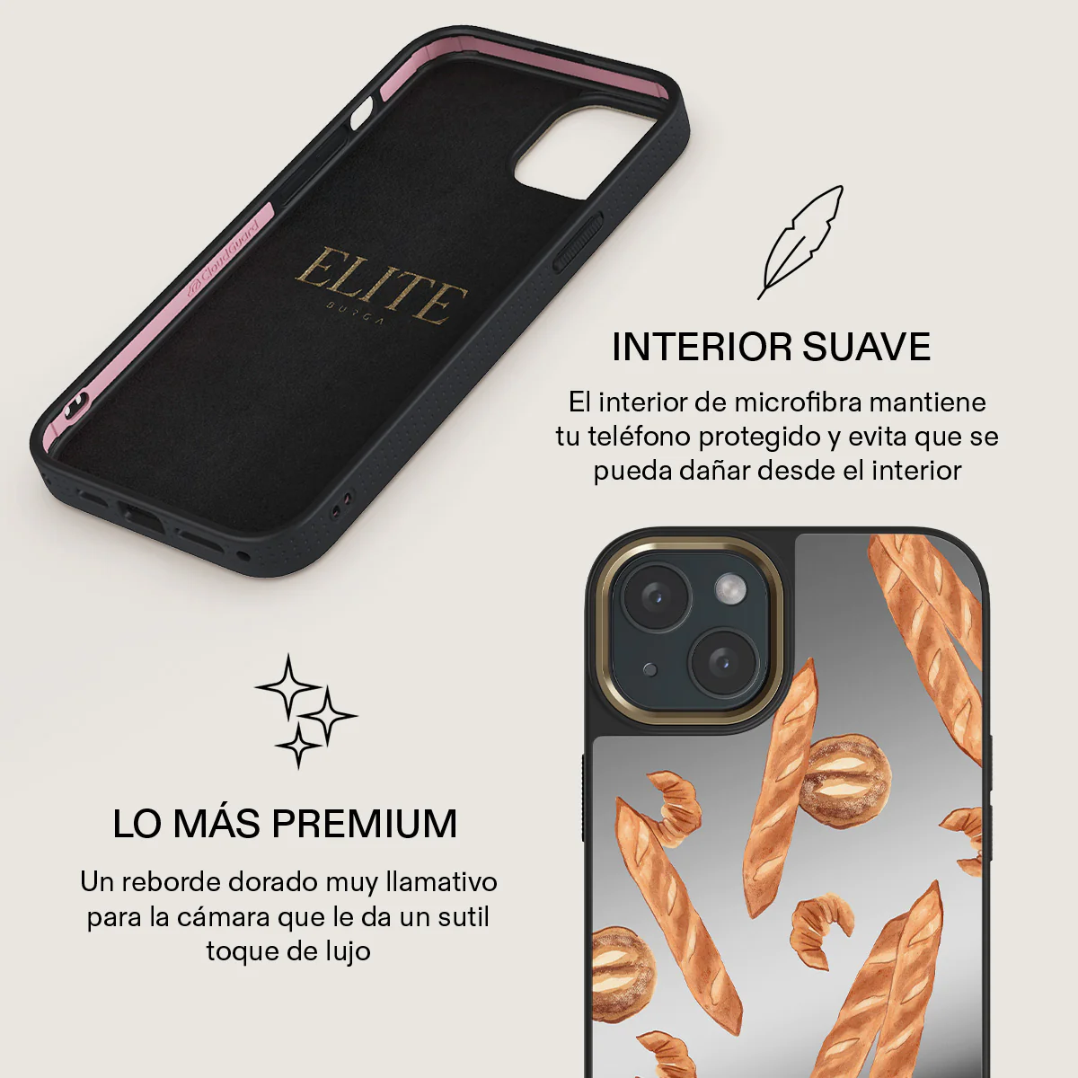 No Crumbs - iPhone 15 Funda - Image 32