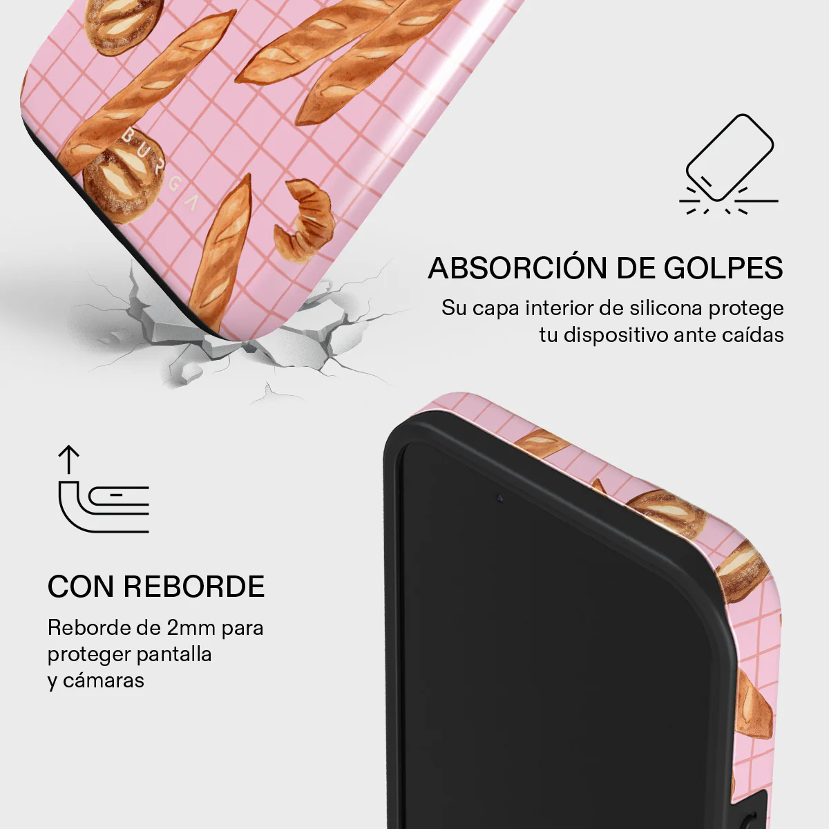 No Crumbs - iPhone 15 Funda - Image 4