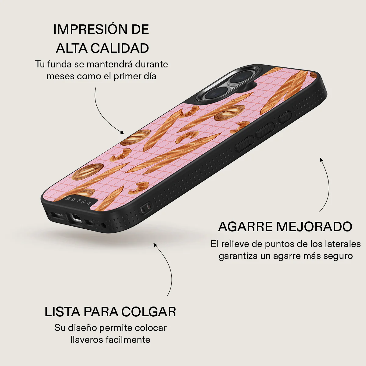 No Crumbs - iPhone 16 Funda - Image 17