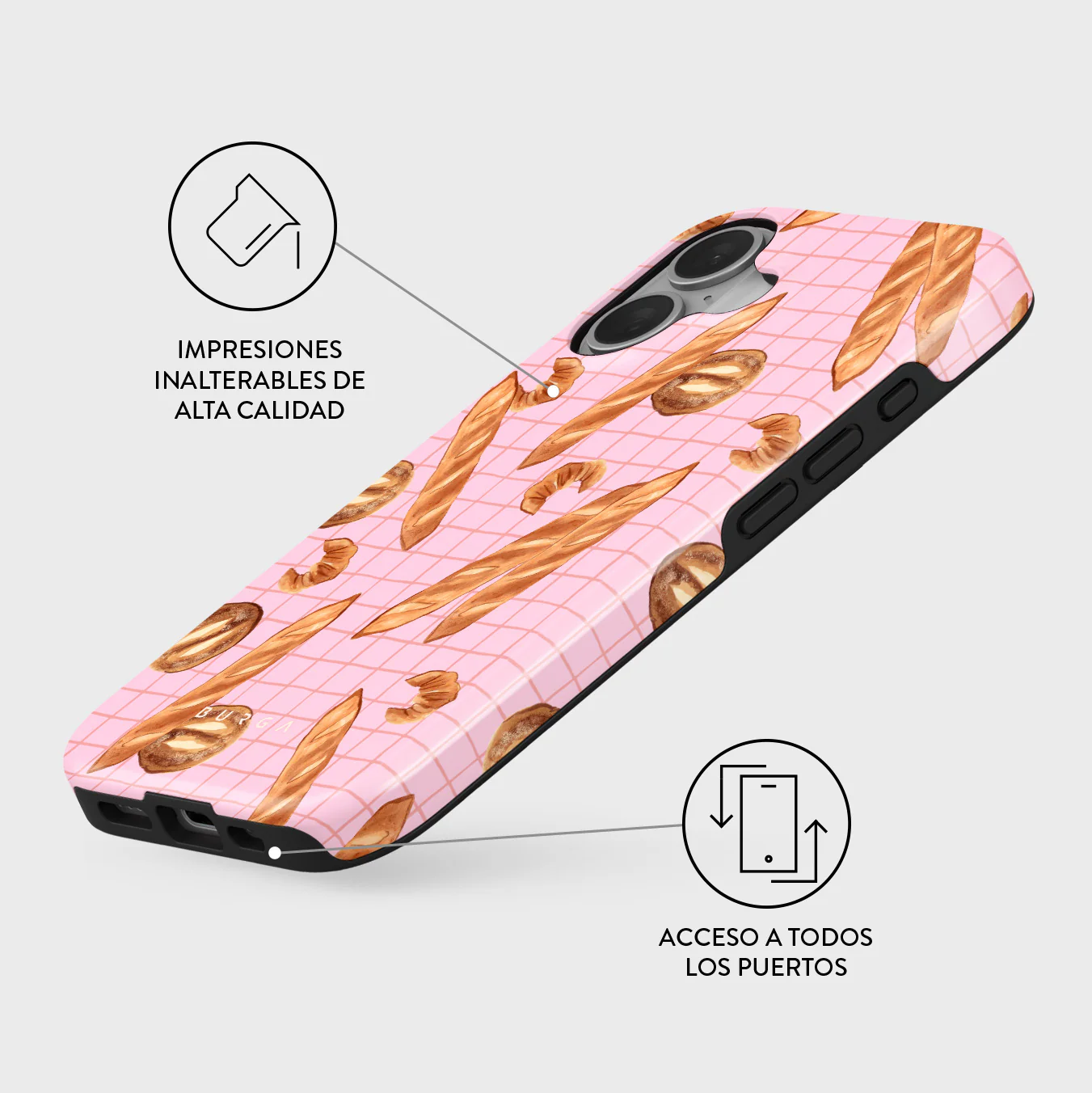No Crumbs - iPhone 16 Funda - Image 3