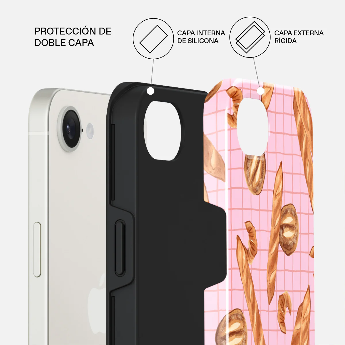 No Crumbs - iPhone 16e Funda - Image 2