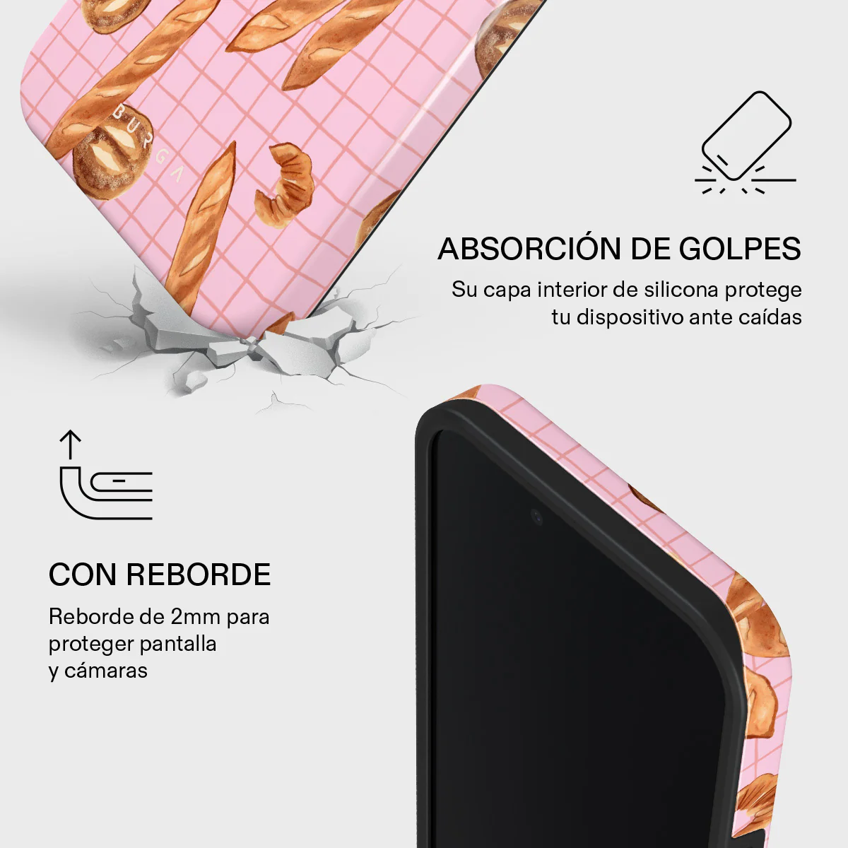 No Crumbs - iPhone 16e Funda - Image 4