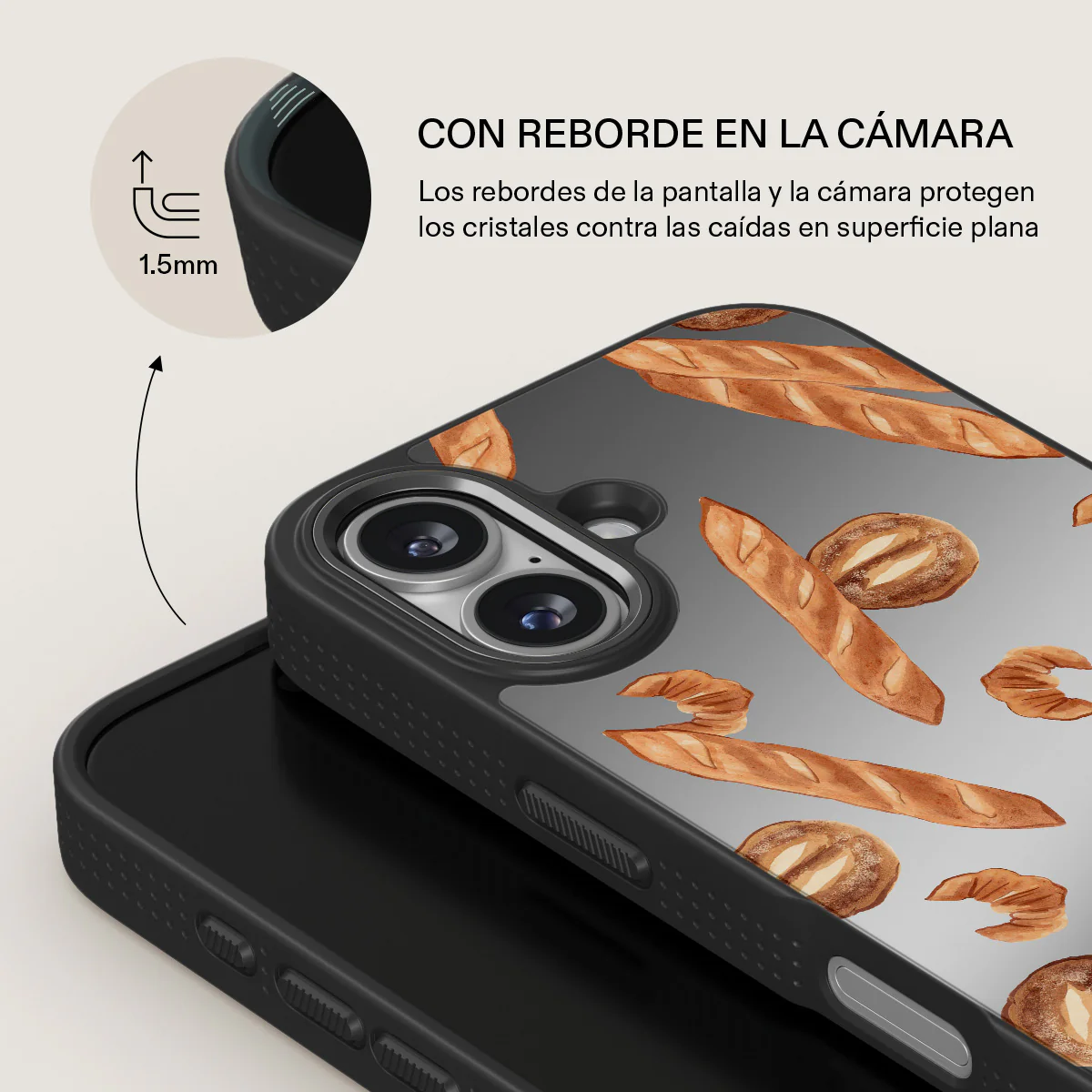 No Crumbs - iPhone 17 Funda - Image 38