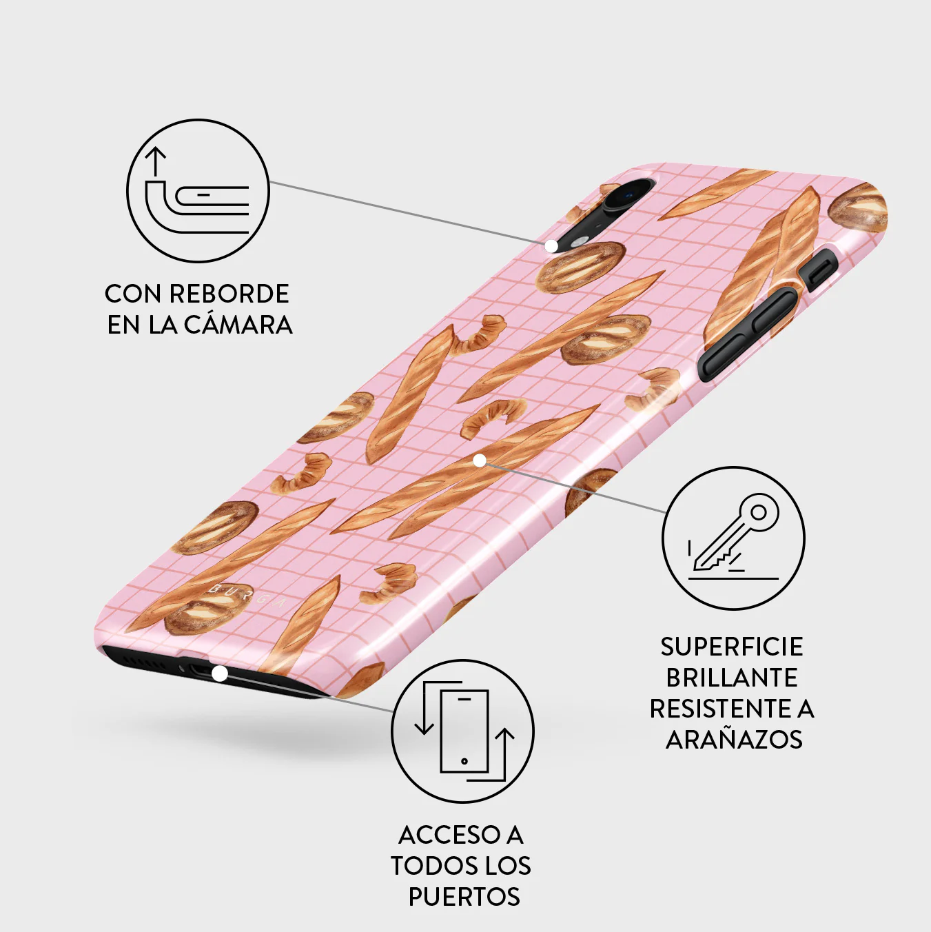 No Crumbs - iPhone XR Funda - Image 3