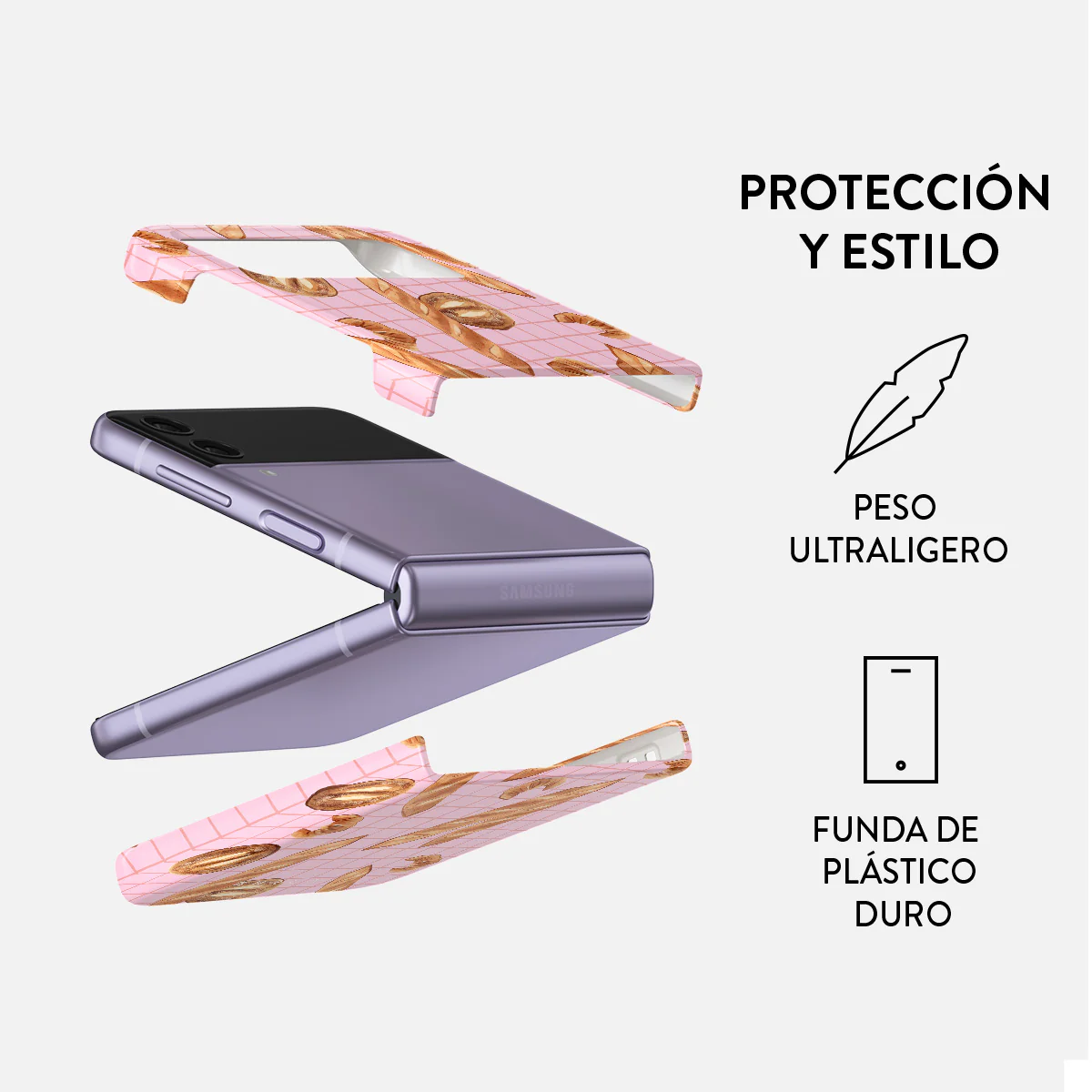 No Crumbs - Samsung Galaxy Z Flip 4 Funda - Image 2