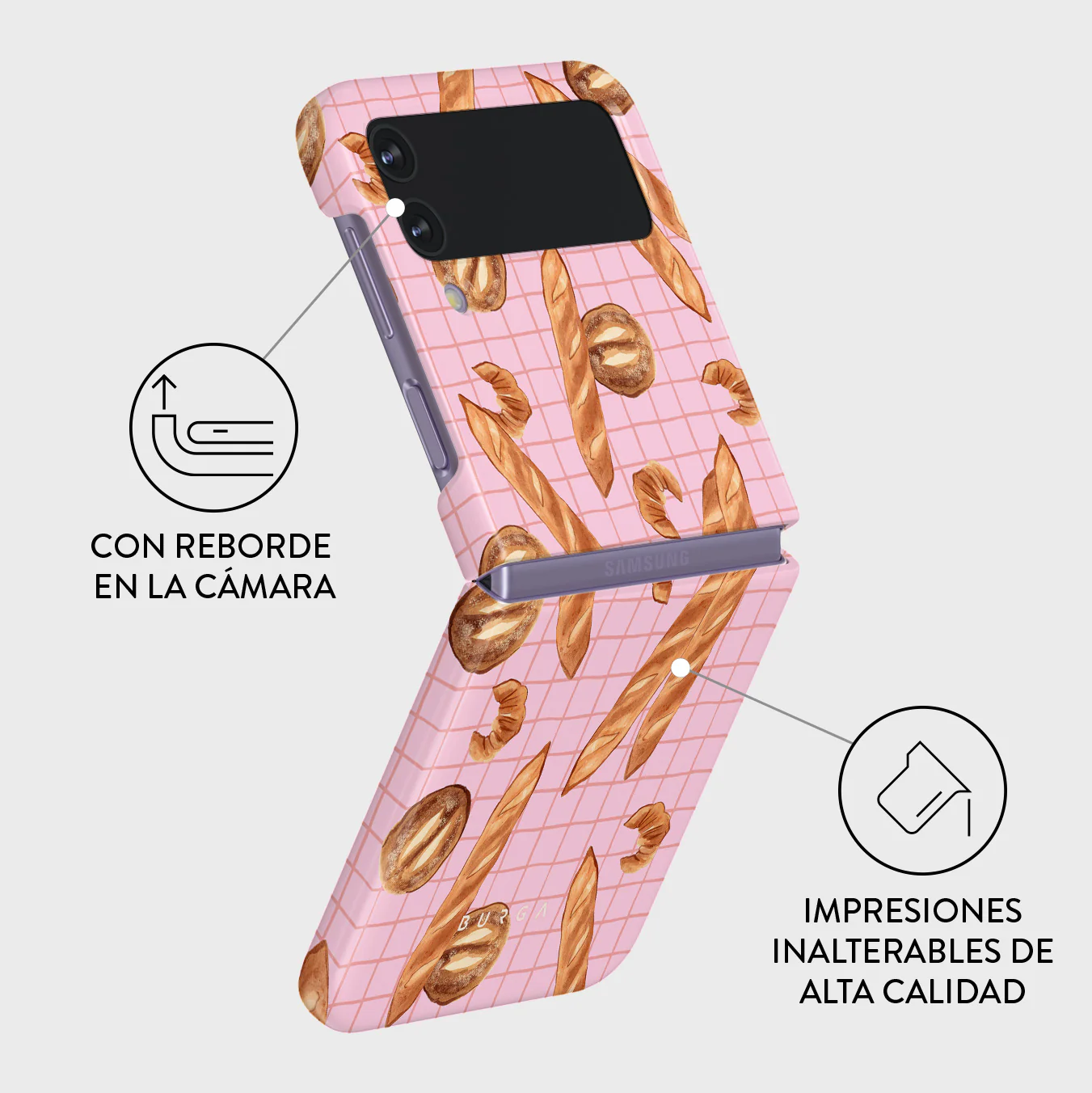 No Crumbs - Samsung Galaxy Z Flip 4 Funda - Image 3