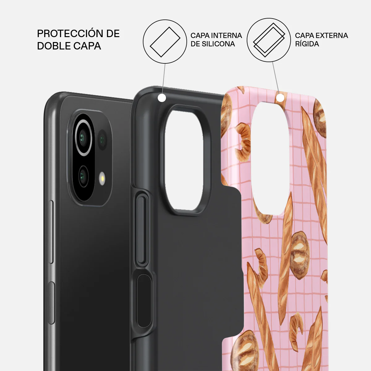 No Crumbs - Xiaomi Mi 11 Lite 4G / 5G Funda - Image 2