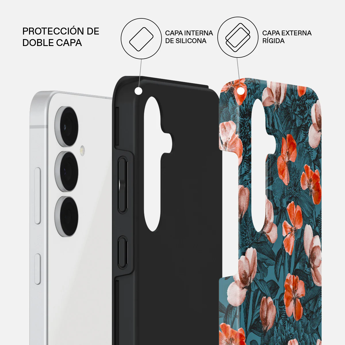 No Rain No Flowers - Samsung Galaxy S25 FE Funda - Image 2