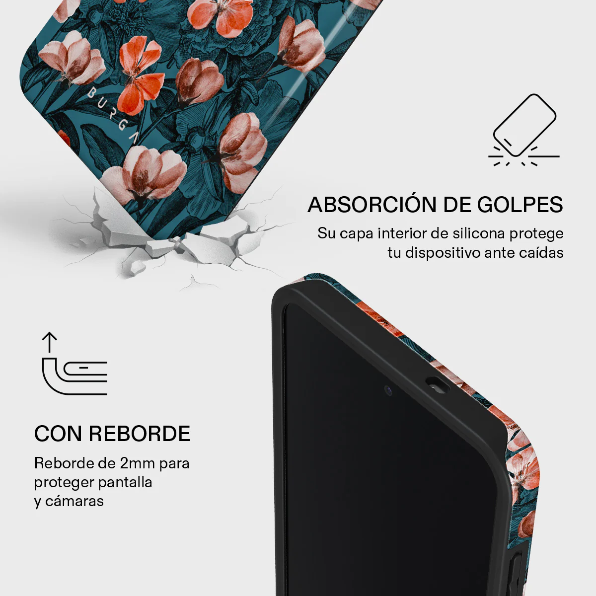 No Rain No Flowers - Samsung Galaxy S25 FE Funda - Image 4
