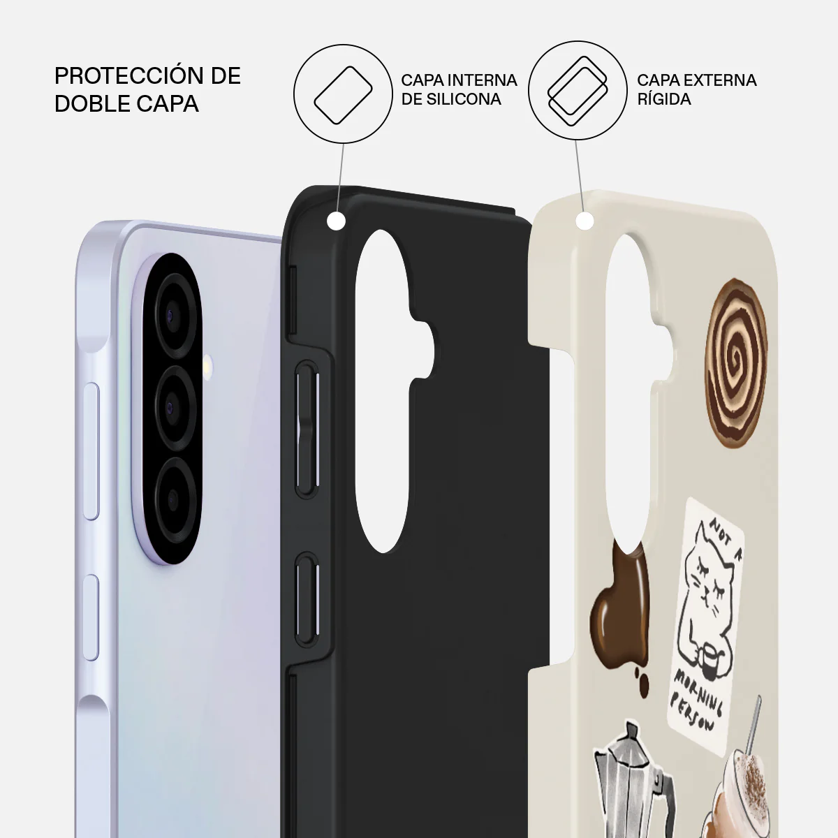 Oat Milk Please - Samsung Galaxy A37 5G Funda - Image 2