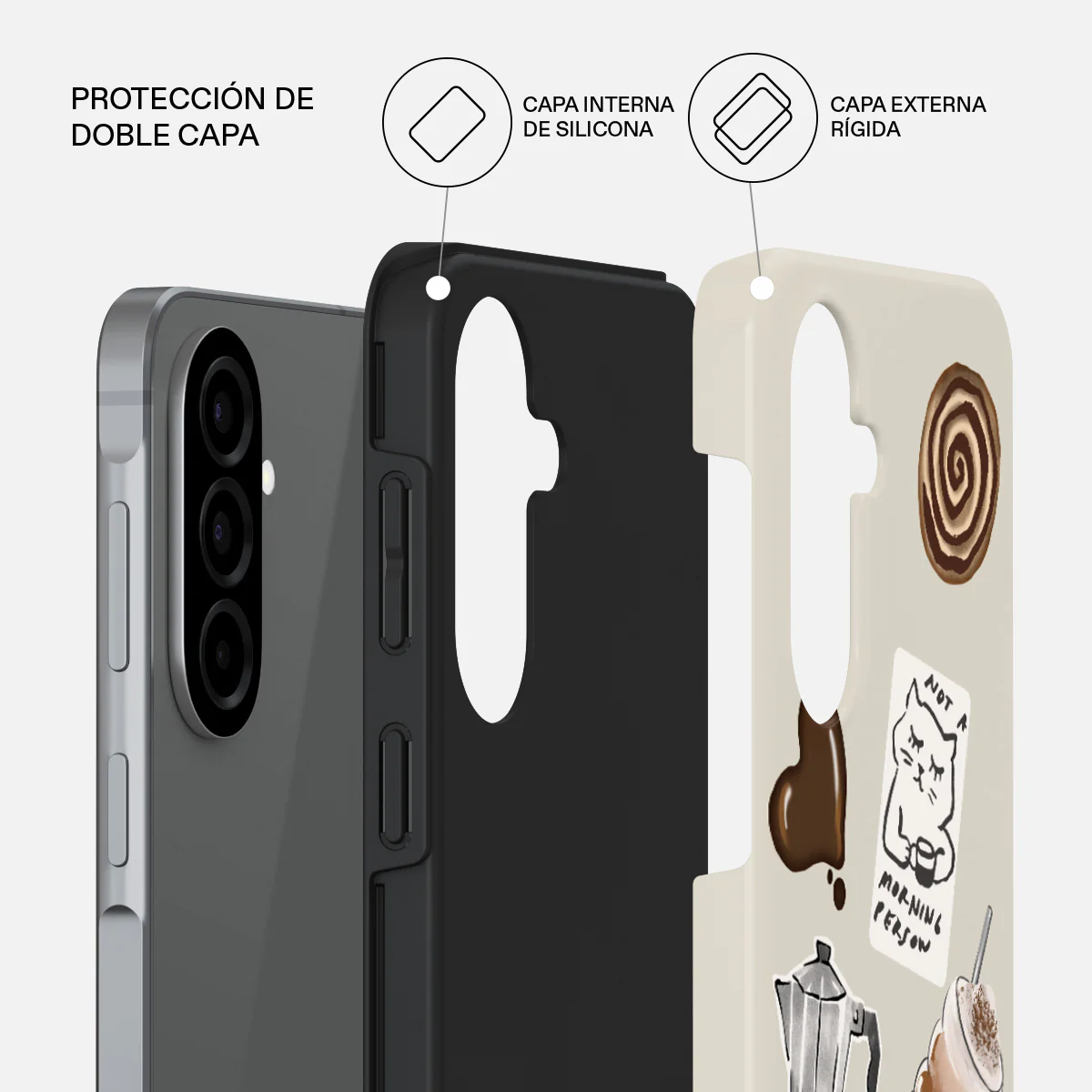Oat Milk Please - Samsung Galaxy A57 5G Funda - Image 2