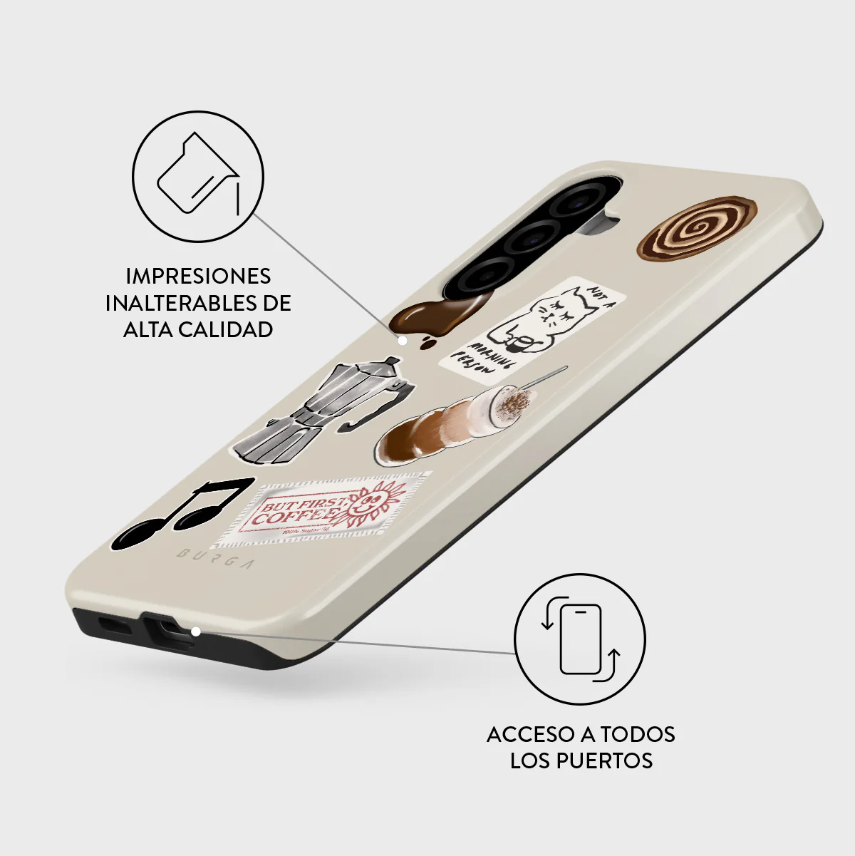 Oat Milk Please - Samsung Galaxy A57 5G Funda - Image 3