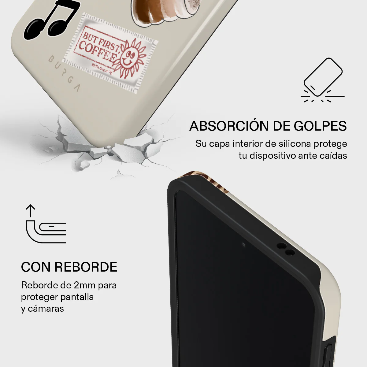 Oat Milk Please - Samsung Galaxy A57 5G Funda - Image 4