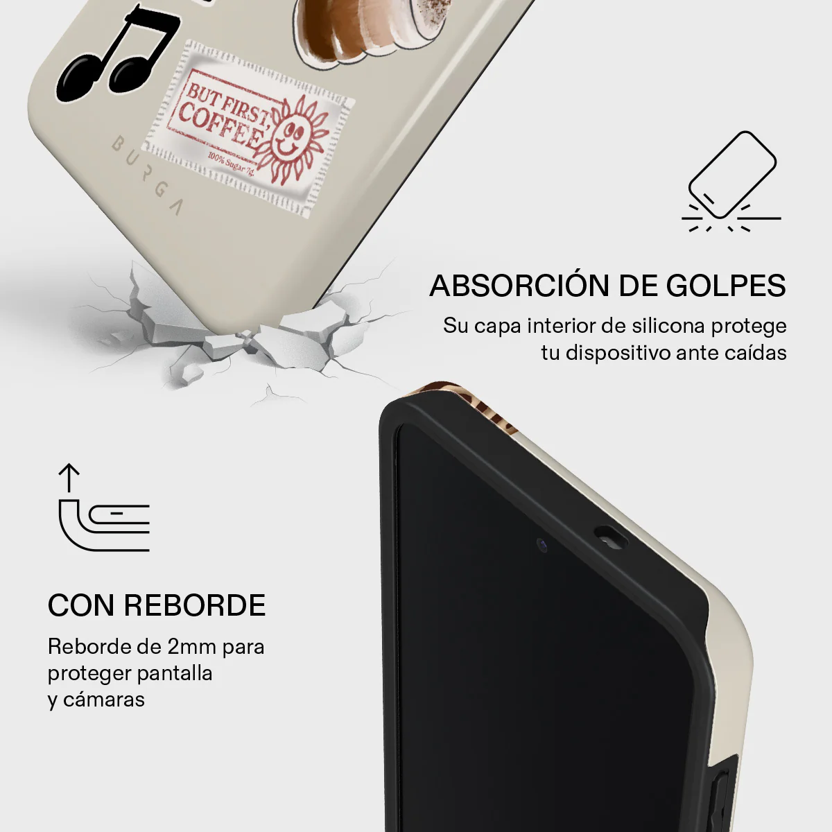 Oat Milk Please - Samsung Galaxy S25 FE Funda - Image 4