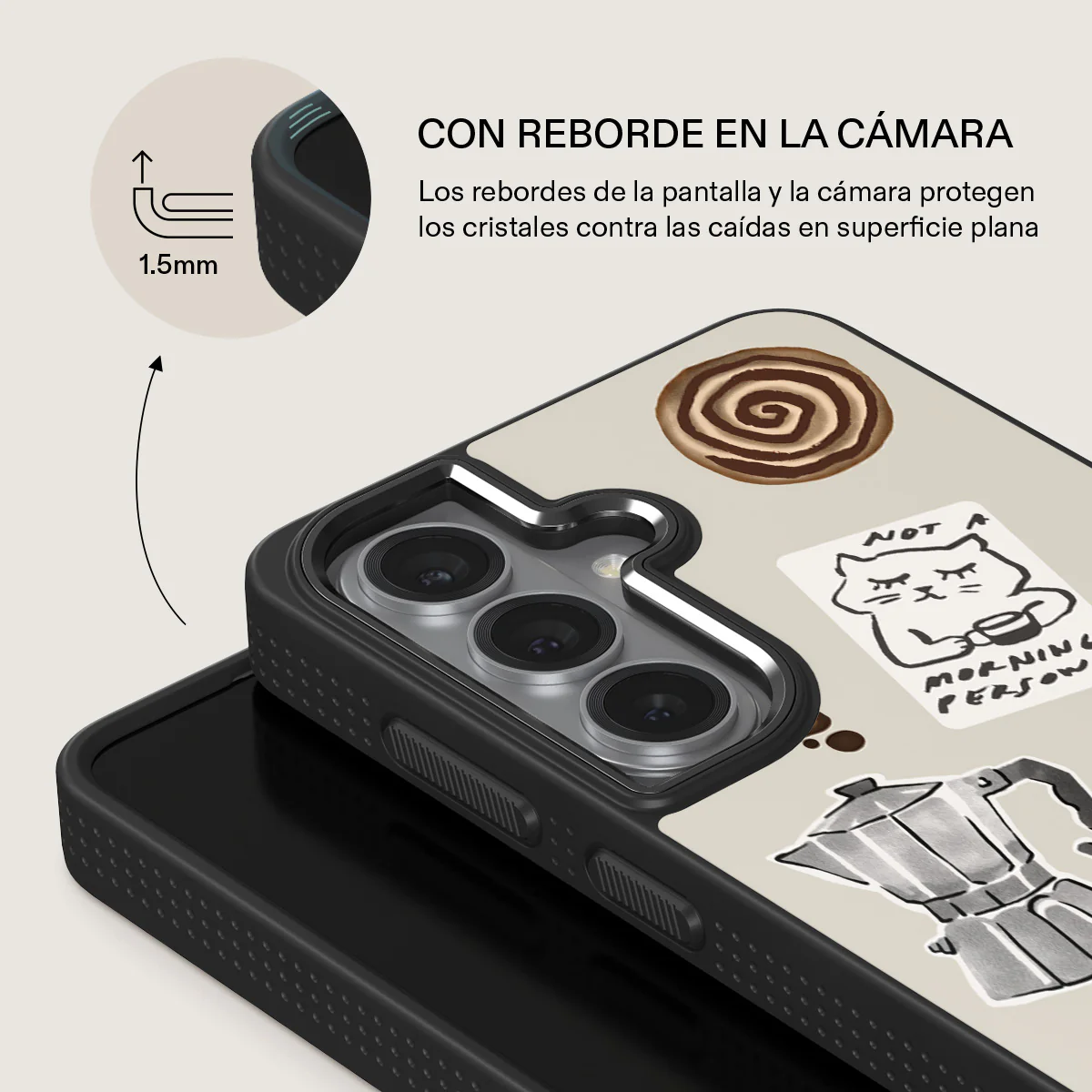 Oat Milk Please - Samsung Galaxy S26 Funda - Image 15