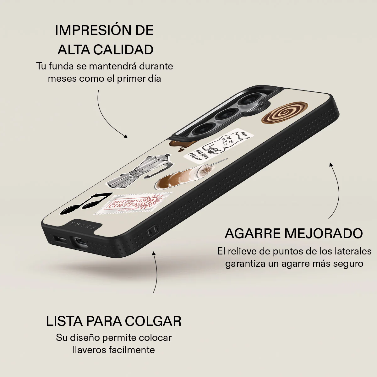 Oat Milk Please - Samsung Galaxy S26 Funda - Image 16