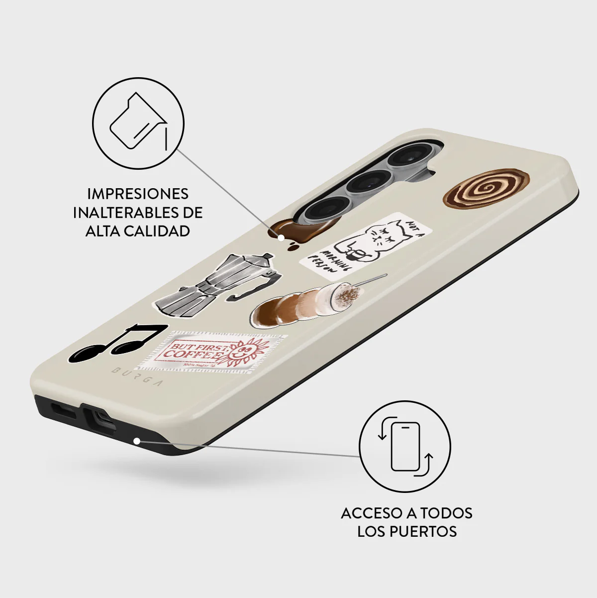Oat Milk Please - Samsung Galaxy S26 Funda - Image 3