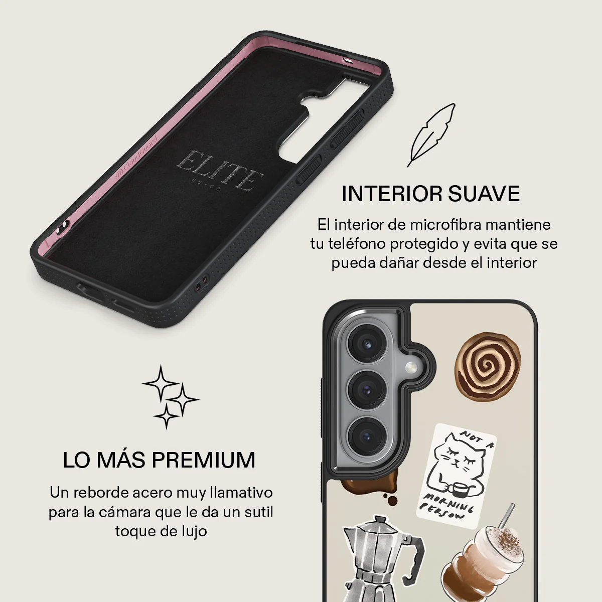 Oat Milk Please - Samsung Galaxy S26 Plus Funda - Image 17