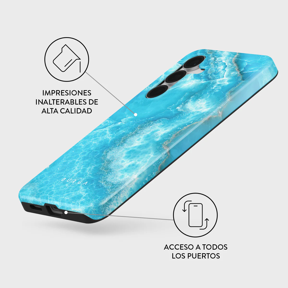 Ocean Waves - Samsung Galaxy S25 FE Funda - Image 3