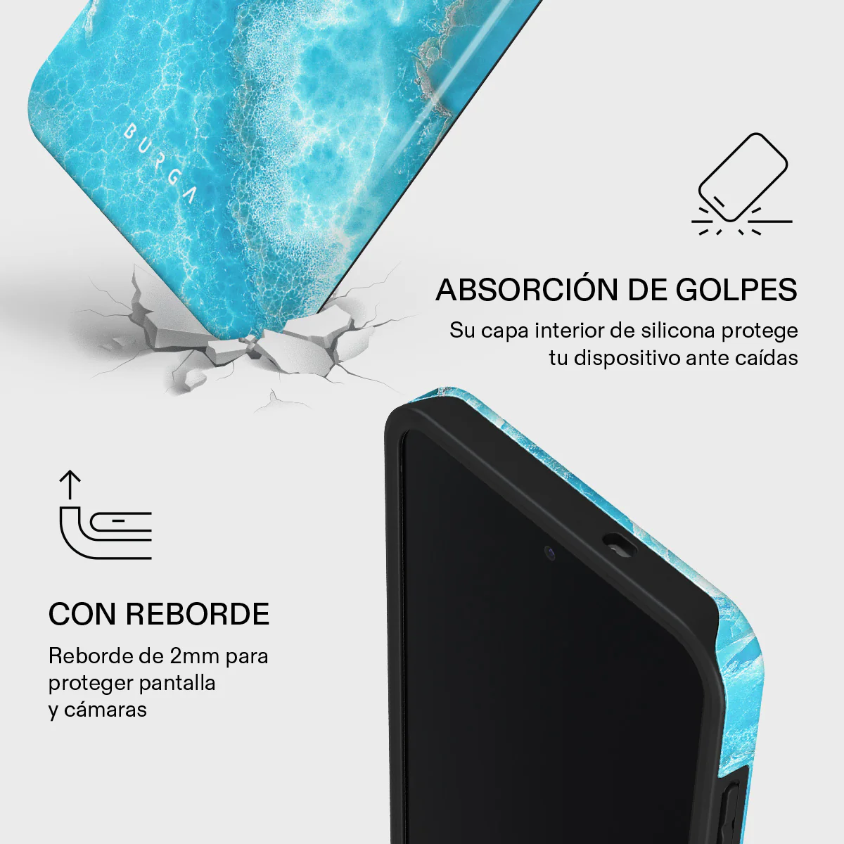 Ocean Waves - Samsung Galaxy S25 FE Funda - Image 4