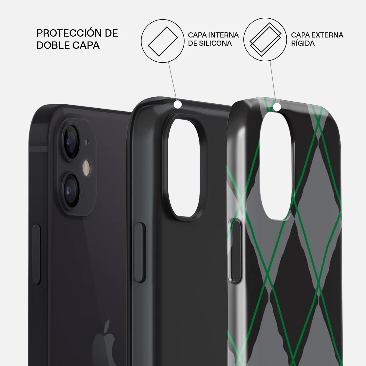 Old School - iPhone 12 Funda - Image 2