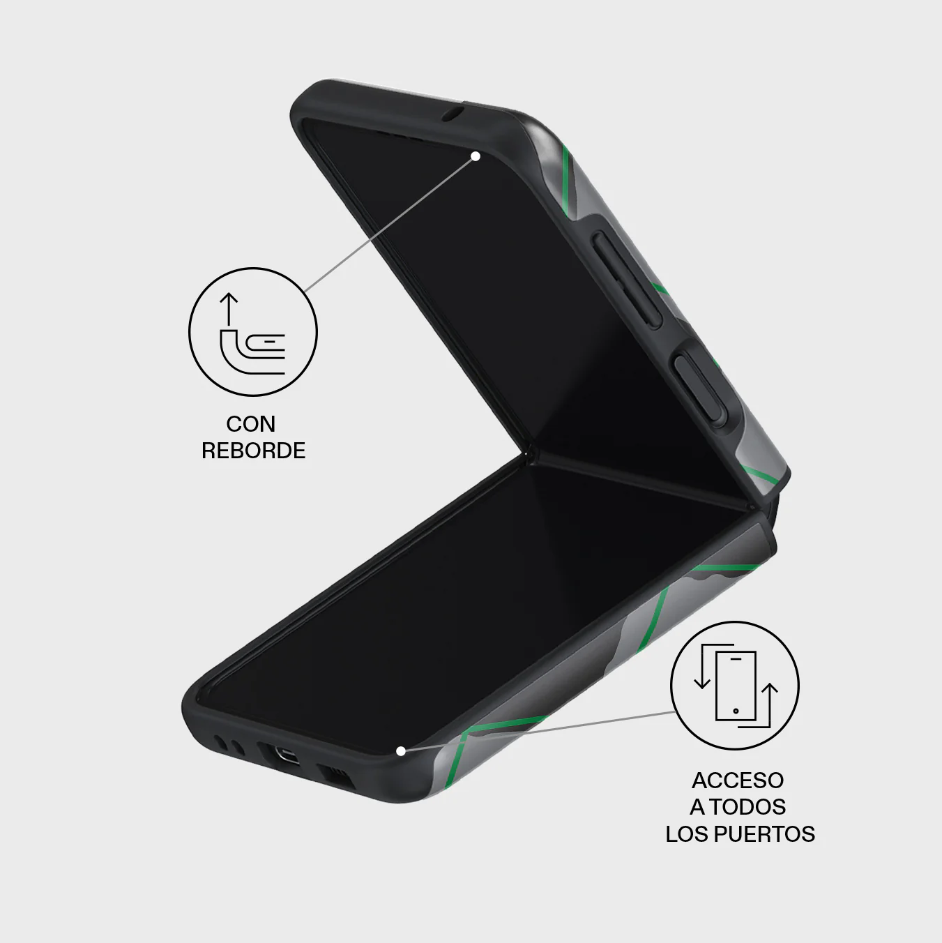 Old School - Samsung Galaxy Z Flip 4 Funda - Image 9