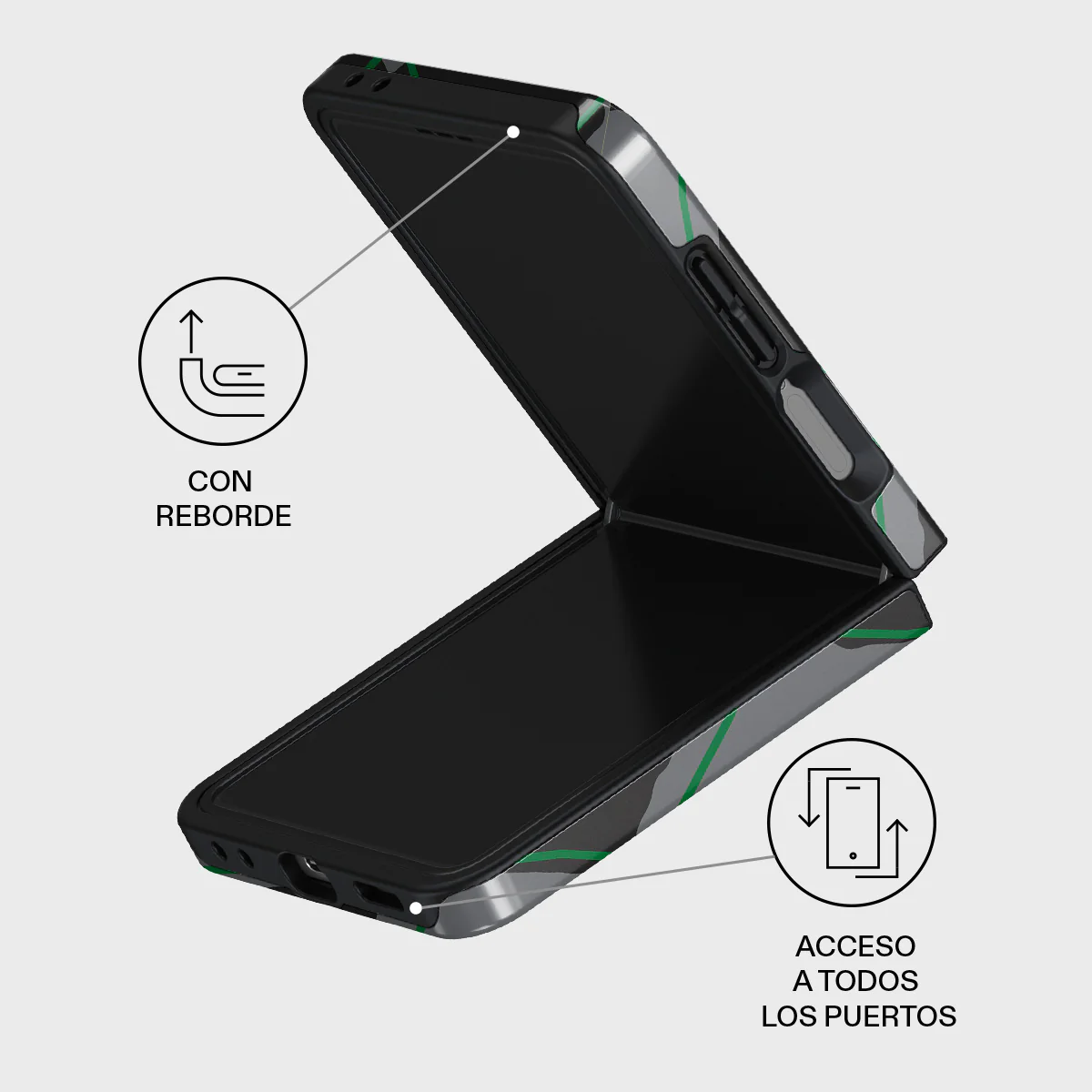 Old School - Samsung Galaxy Z Flip 7 Funda - Image 3