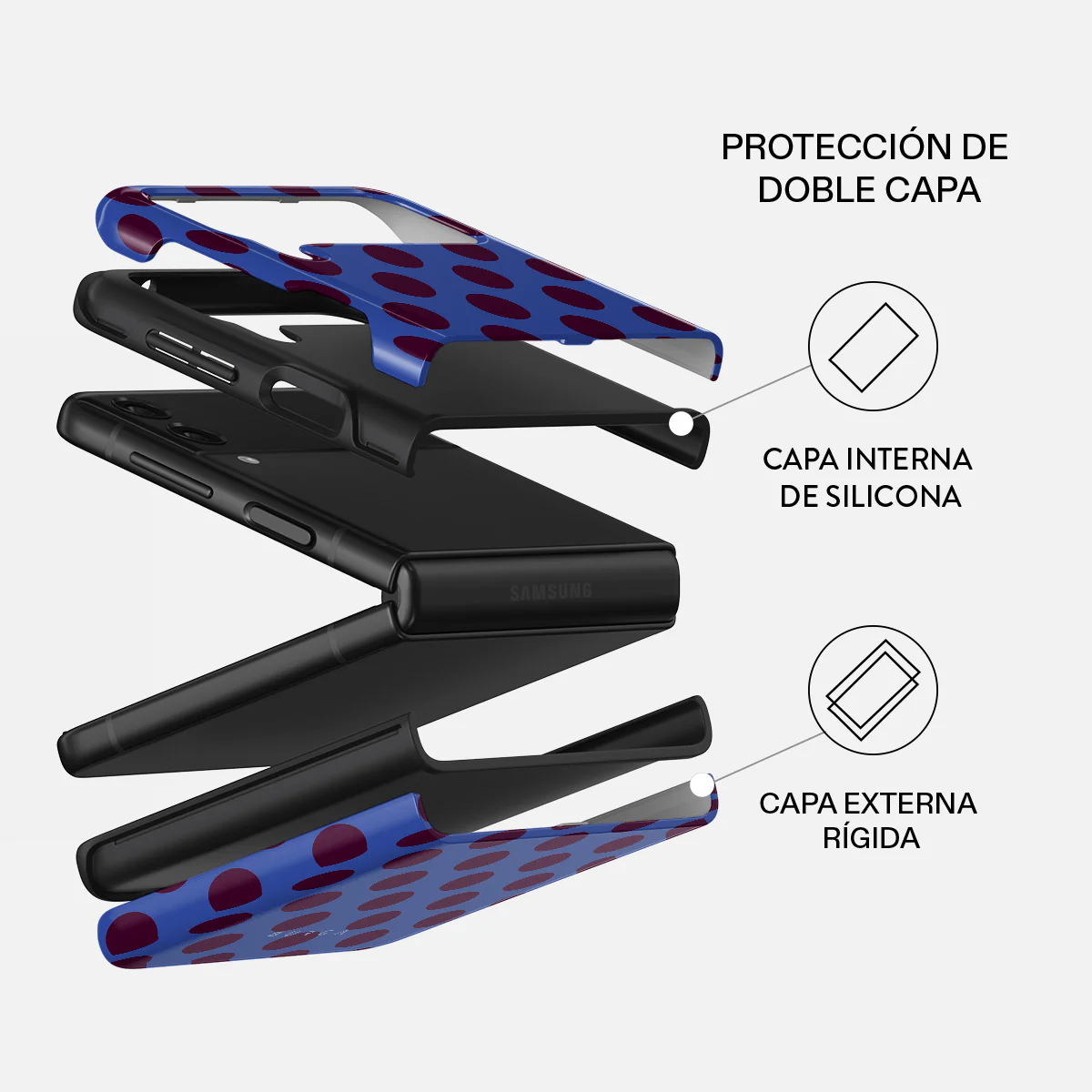 On Pause - Samsung Galaxy Z Flip 3 Funda - Image 2
