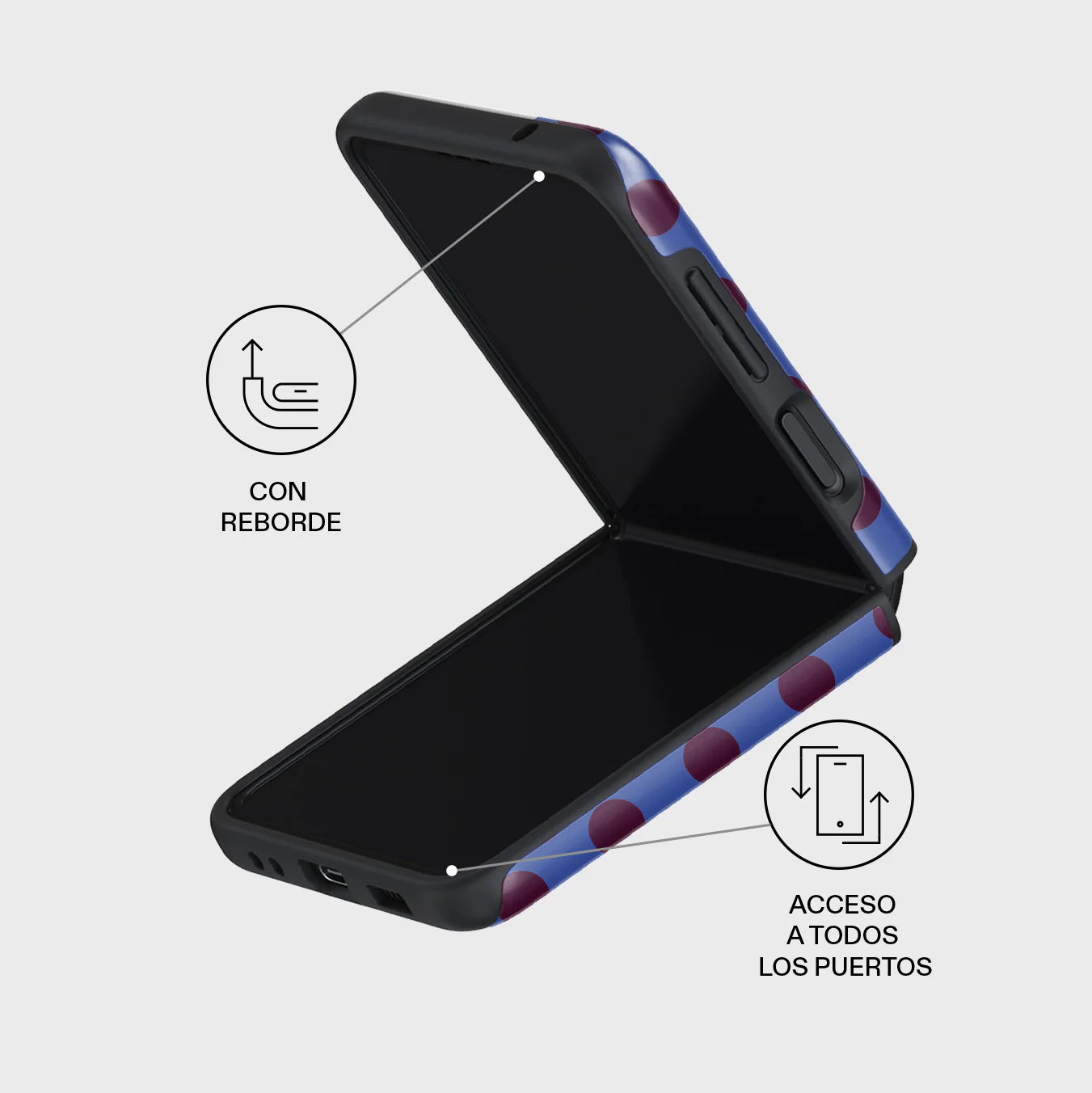 On Pause - Samsung Galaxy Z Flip 3 Funda - Image 3