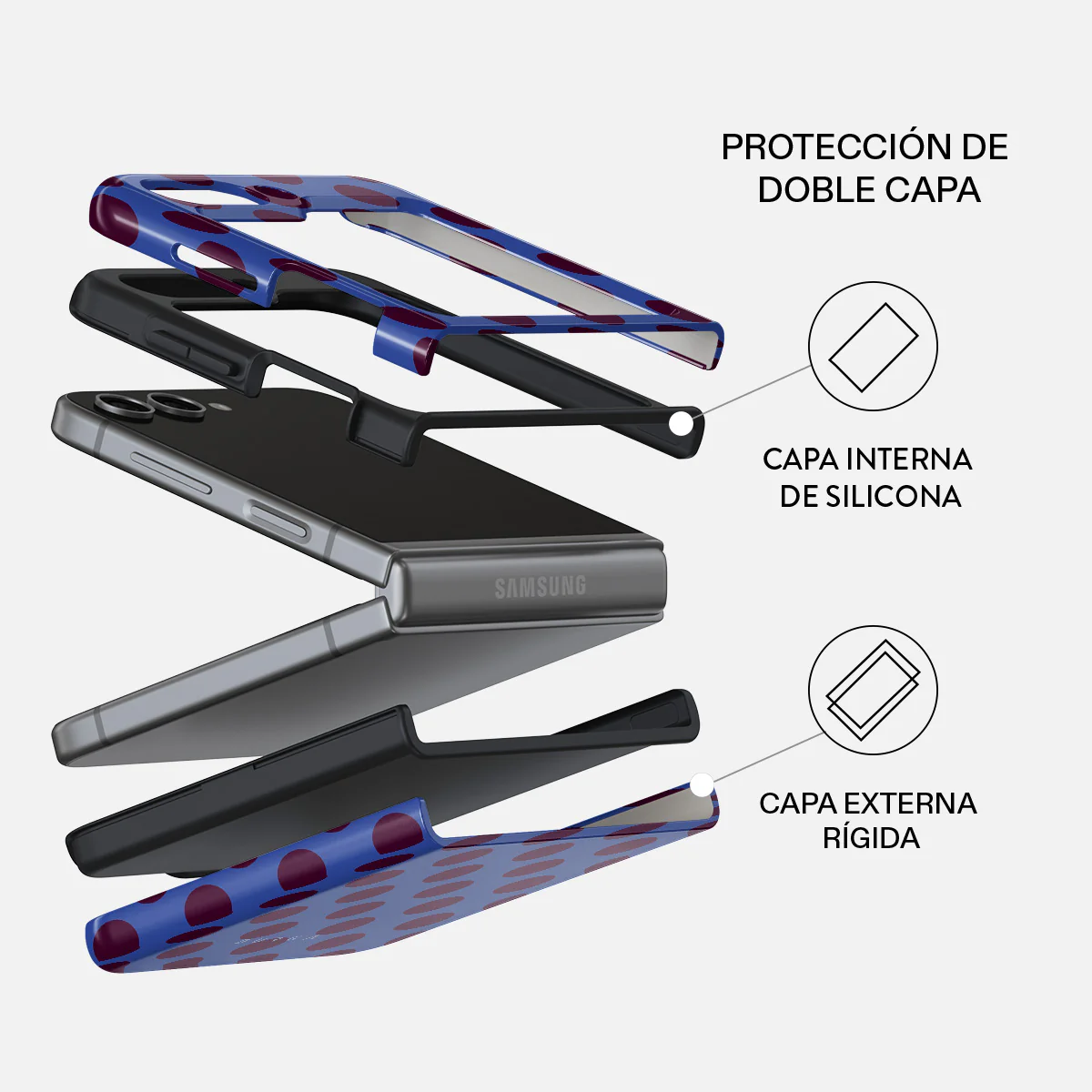 On Pause - Samsung Galaxy Z Flip 5 Funda - Image 2