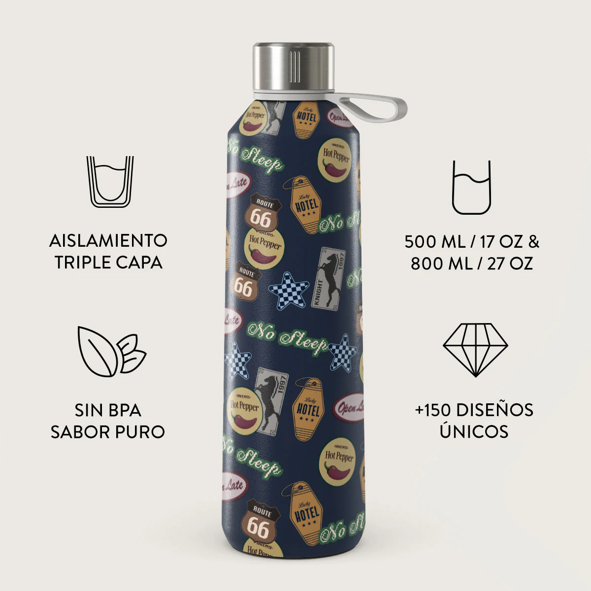 Open Late - Botella de Agua - Image 3