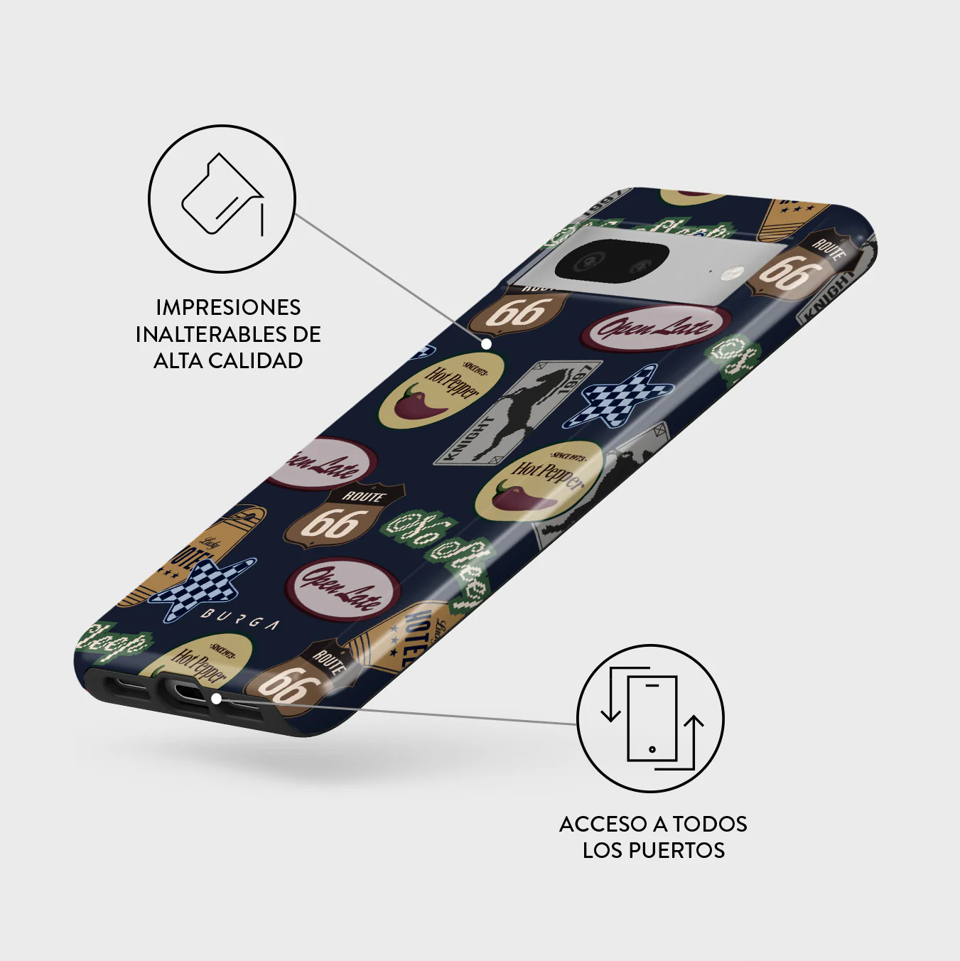 Open Late - Google Pixel 7a Funda - Image 3