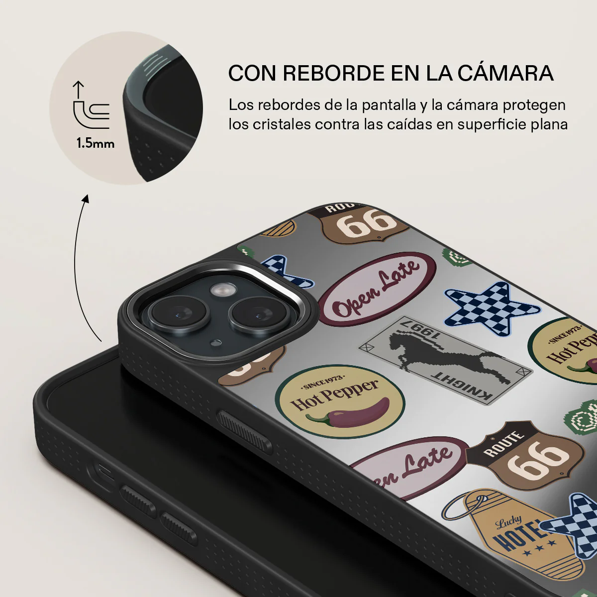 Open Late - iPhone 15 Funda - Image 38