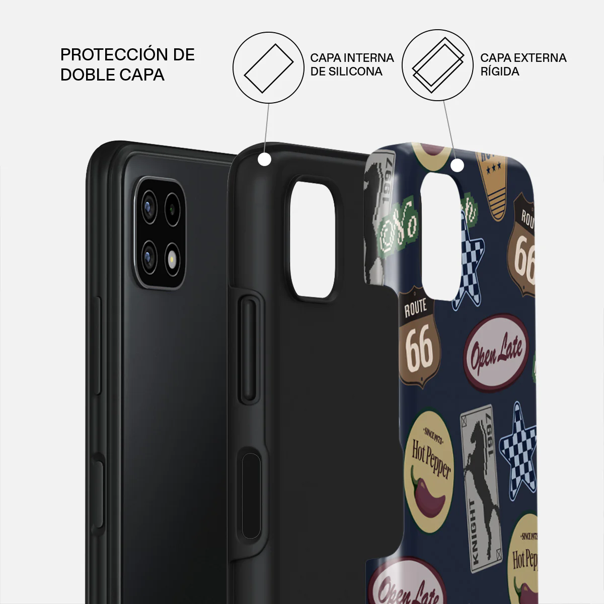 Open Late - Samsung Galaxy A22 5G Funda - Image 2