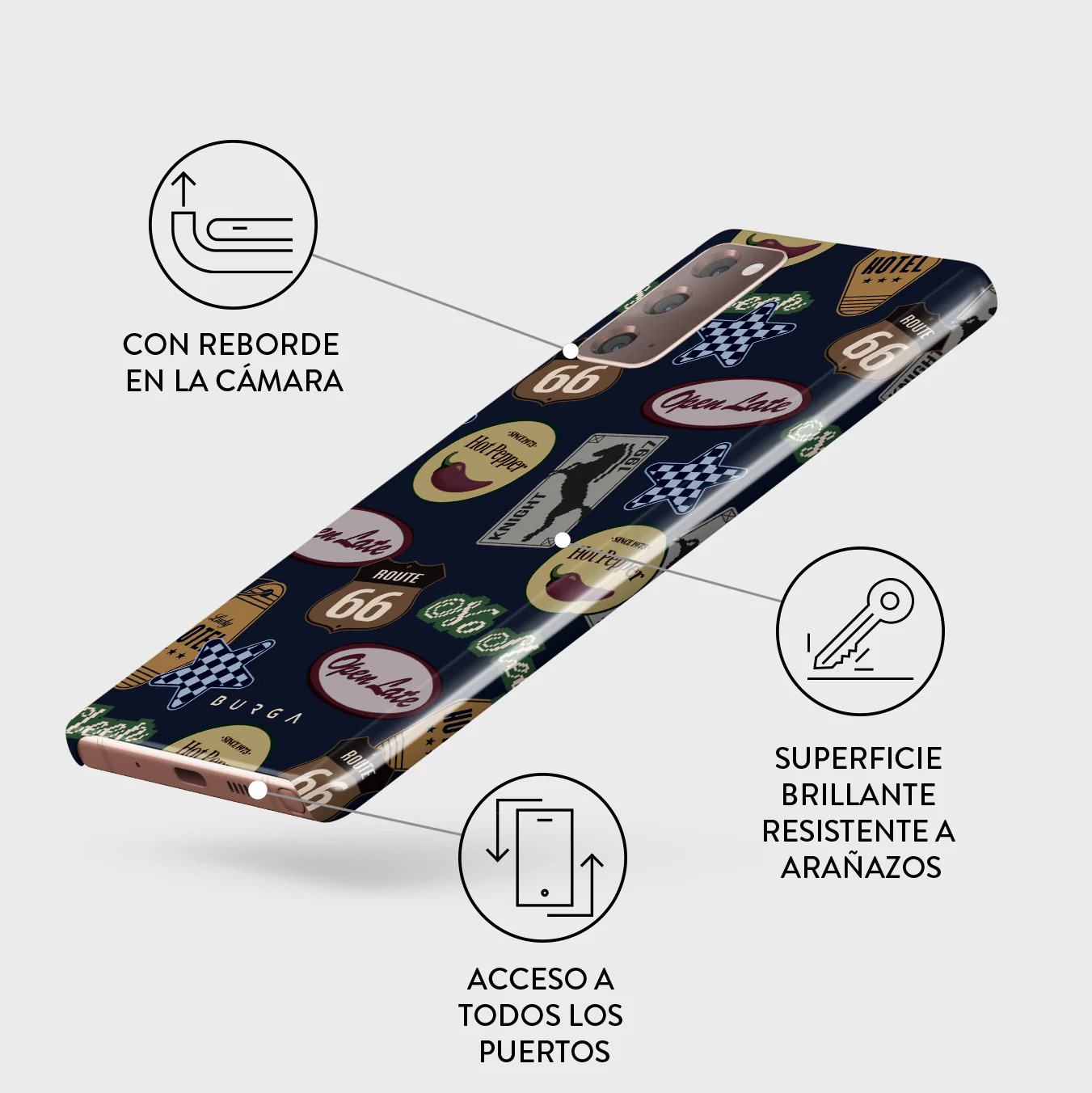 Open Late - Samsung Galaxy Note 20 4G / 5G Funda - Image 3