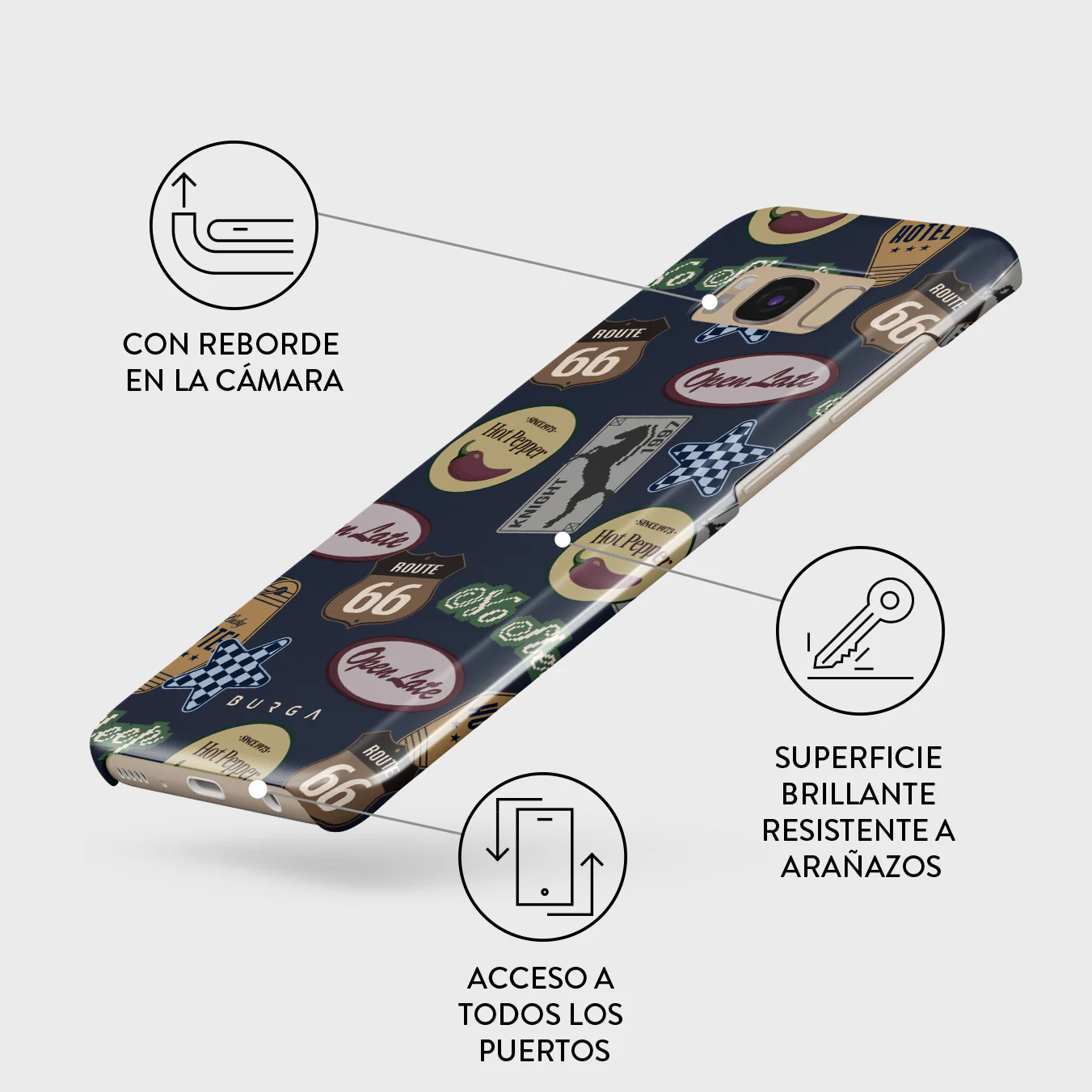 Open Late - Samsung Galaxy S8 Funda - Image 3