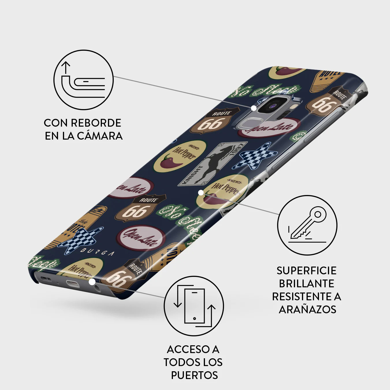 Open Late - Samsung Galaxy S9 Funda - Image 3