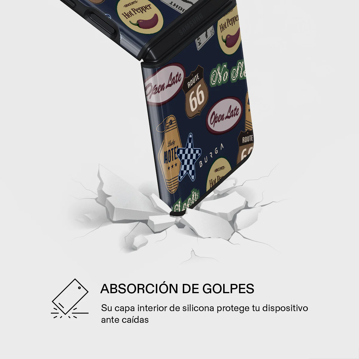 Open Late - Samsung Galaxy Z Flip 3 Funda - Image 4