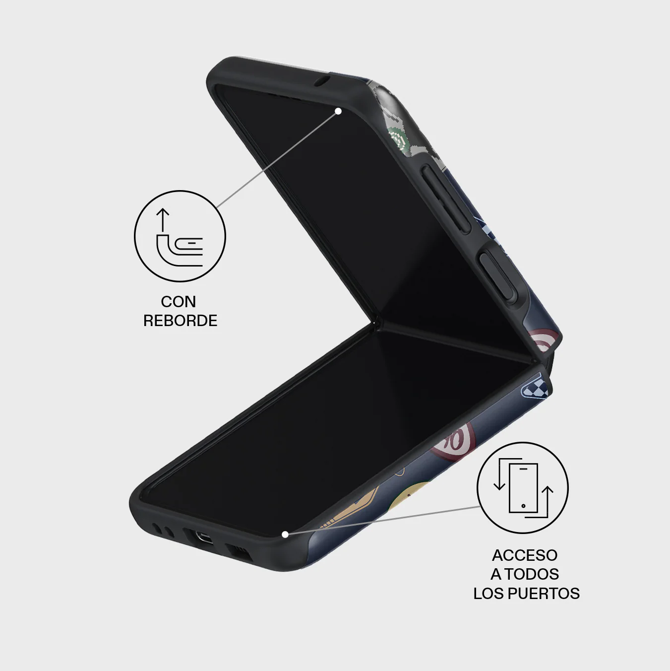 Open Late - Samsung Galaxy Z Flip 4 Funda - Image 9