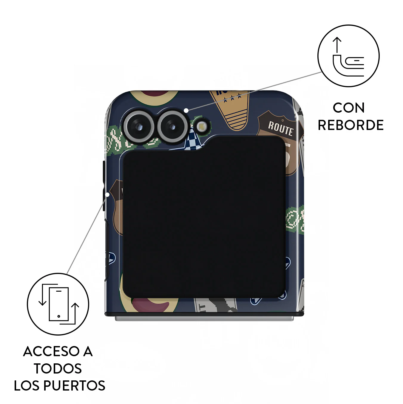 Open Late - Samsung Galaxy Z Flip 6 Funda - Image 3