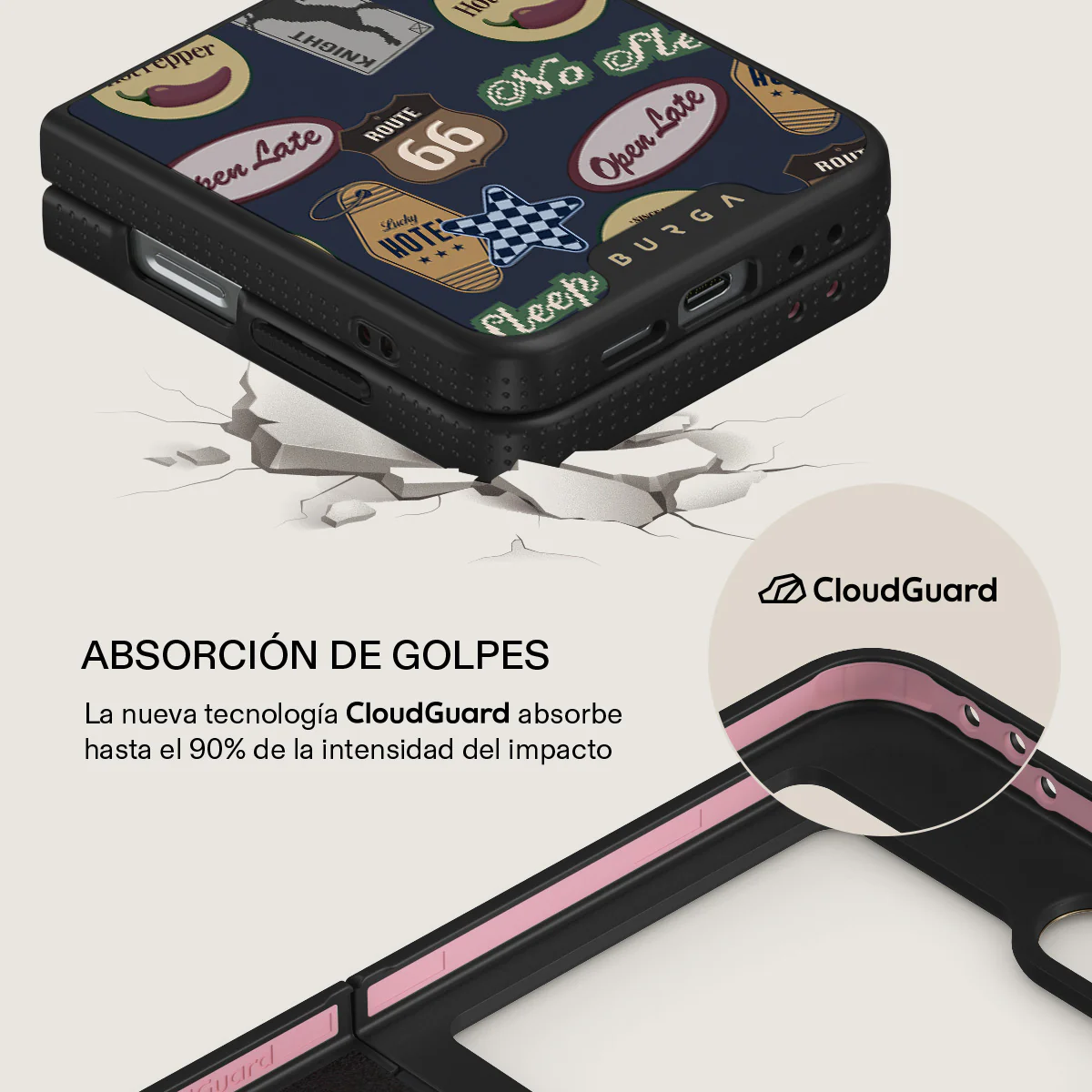 Open Late - Samsung Galaxy Z Flip 6 Funda - Image 8