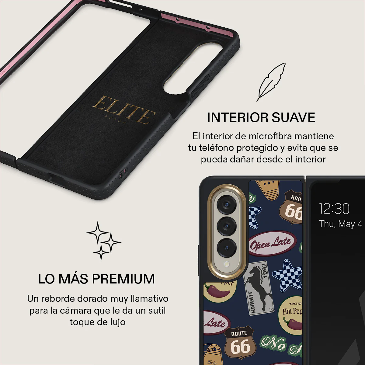 Open Late - Samsung Galaxy Z Fold 4 Funda - Image 11