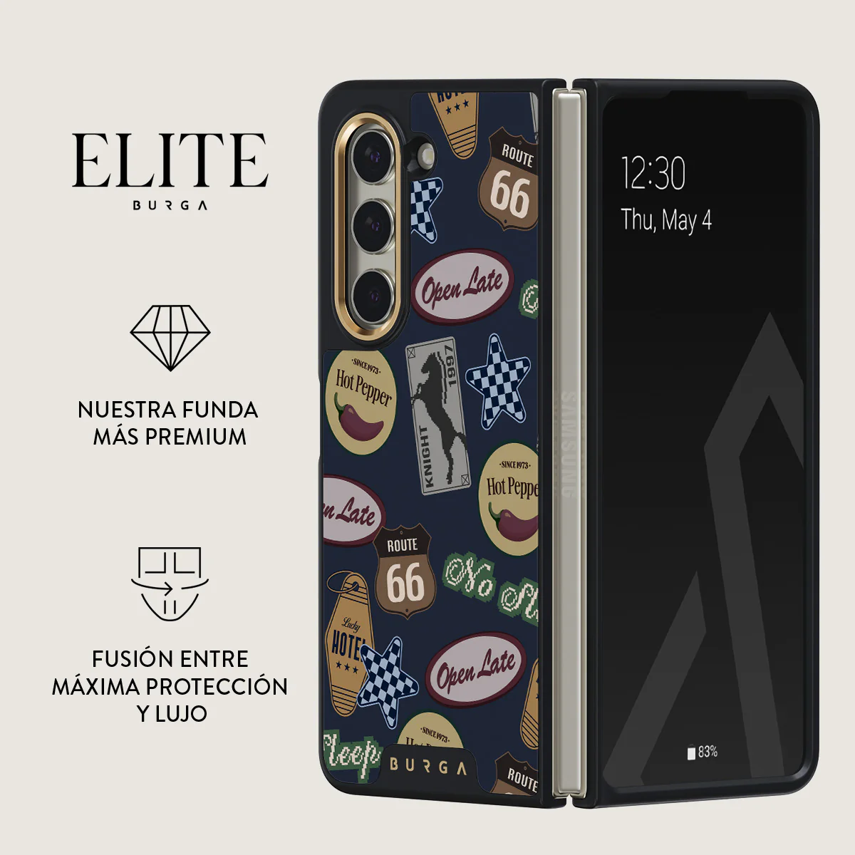 Open Late - Samsung Galaxy Z Fold 5 Funda - Image 2